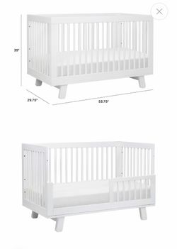 Hudson Convertible Crib w Mattress