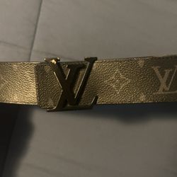 Black Louis Vuitton Belt