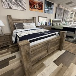 ❤️4  PC QUEEN BEDROOM SET ❤️