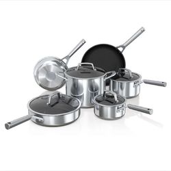 Ninja Foodi NeverStick Stainless Cookware Set 