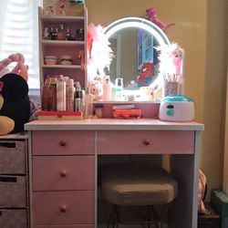  pink vanity