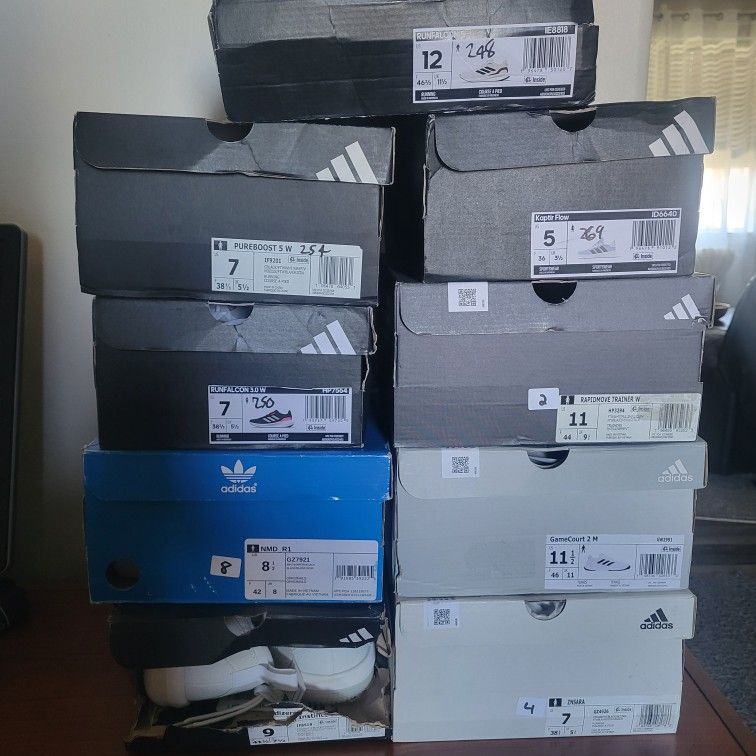 New Adidas men Women's shoes different price and size