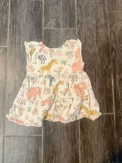 Baby safari zoo dress