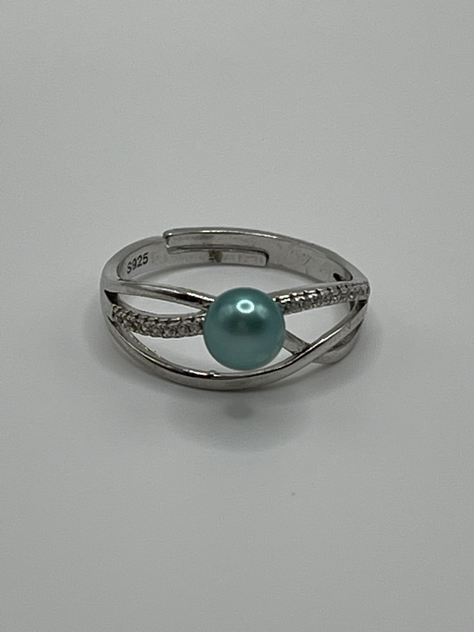 Blue Pearl Ring