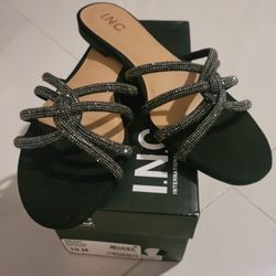 Inc International Concept Ariahf Black Sandals