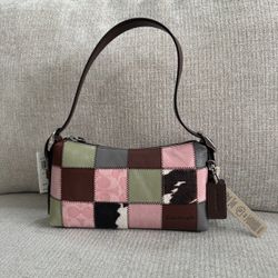 Coachtopia Small Alter Ego Pink and Brown