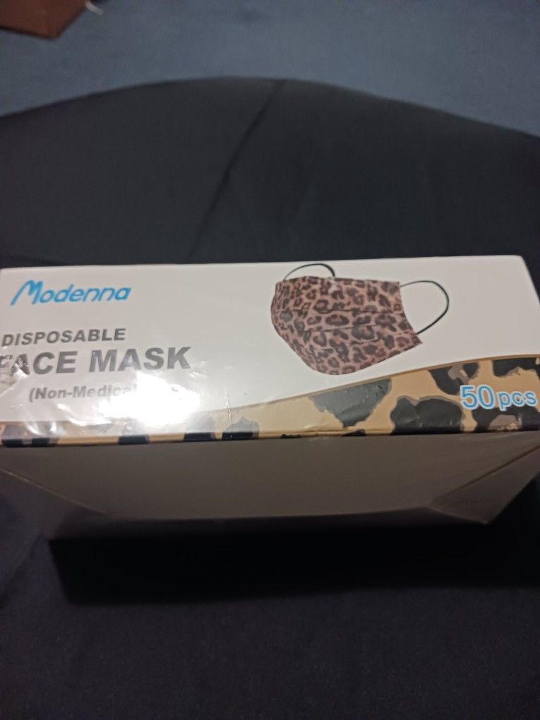 Leopard 3 Ply Face Mask