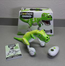 DINOSAUR ROBOT w/  remote + box 🦖 Spinmaster Boomer the Zoomer RC Dino