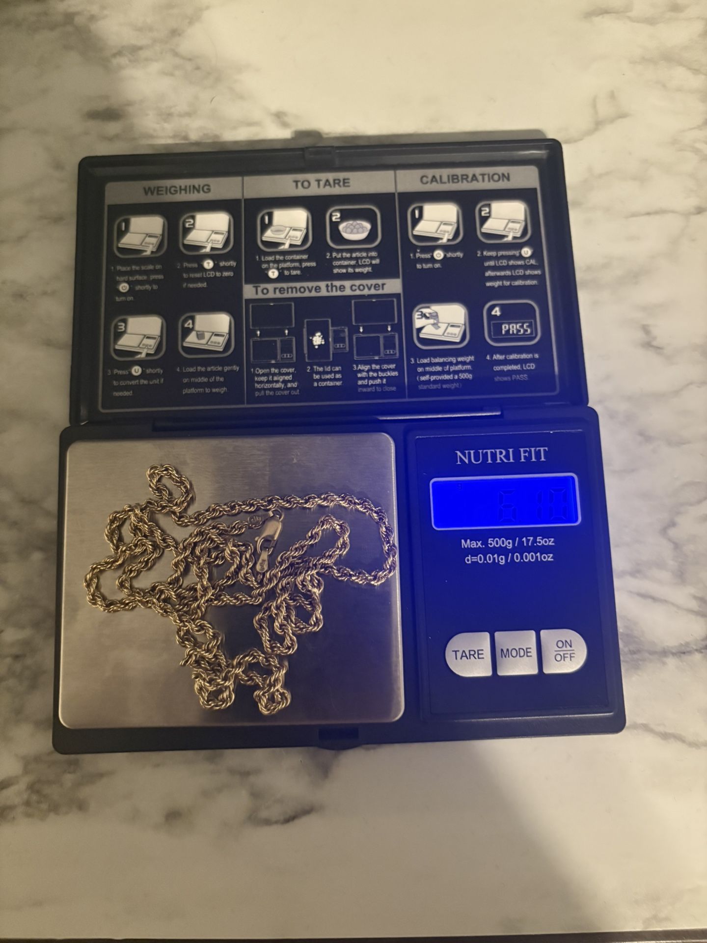 Gold Rope chain 10kt 