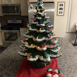 23 Inch Ceramic Christmas Tree