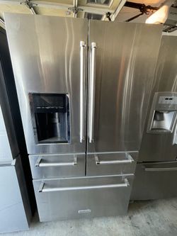 Kitchen Aid Refrigerator 5 Door Stainless Steel 