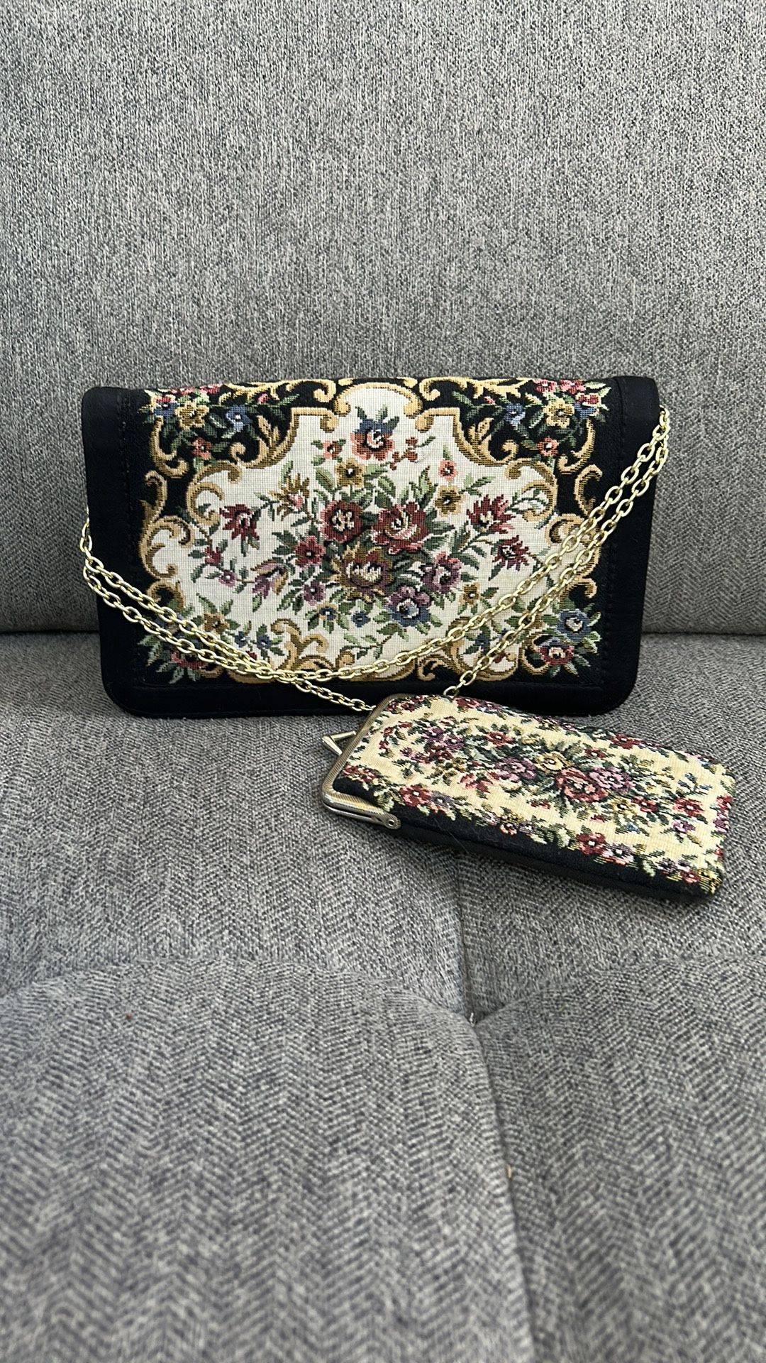 Vintage Bag And Coin  Purse 