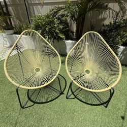 Living Spaces Rope Chairs