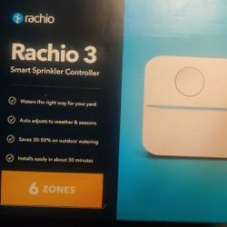 Rachio 3 Smart Sprinkler Controller 6 Zones