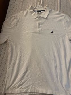 Nautica Classic Fit Polo Shirt XL White