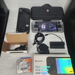 Steam Deck 1 TB OLED with Steam Deck Docking Station - Shell swapped and clicky buttons