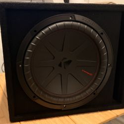 Kicker Subwoofer + Kenwood Amplifier