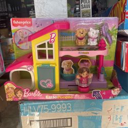 Little People Barbie Play And Care Pet Spa- Distress Box
