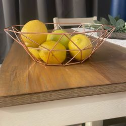 Fruit bowl/rose gold color