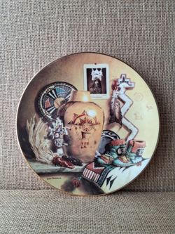 Vintage 1994 Hamilton Collection Plate "Pathways of the Pueblo"