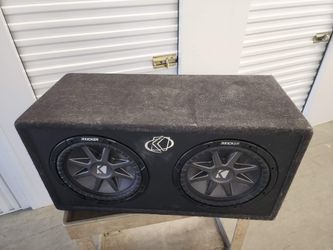 Kicker CVR 12" subs and Kicker ported enclosure, sound extremely good
