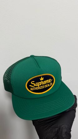 Supreme Authorized Dealer Mesh Back Trucker Hat FW26 – Green – Brand New