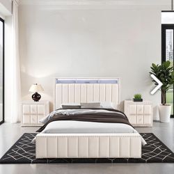 QUEEN BED FRAME ( FREE DELIVERY )