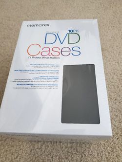 10 New Standard DVD Cases