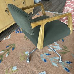 Urban Outfitters Edith Velvet Desk Chair