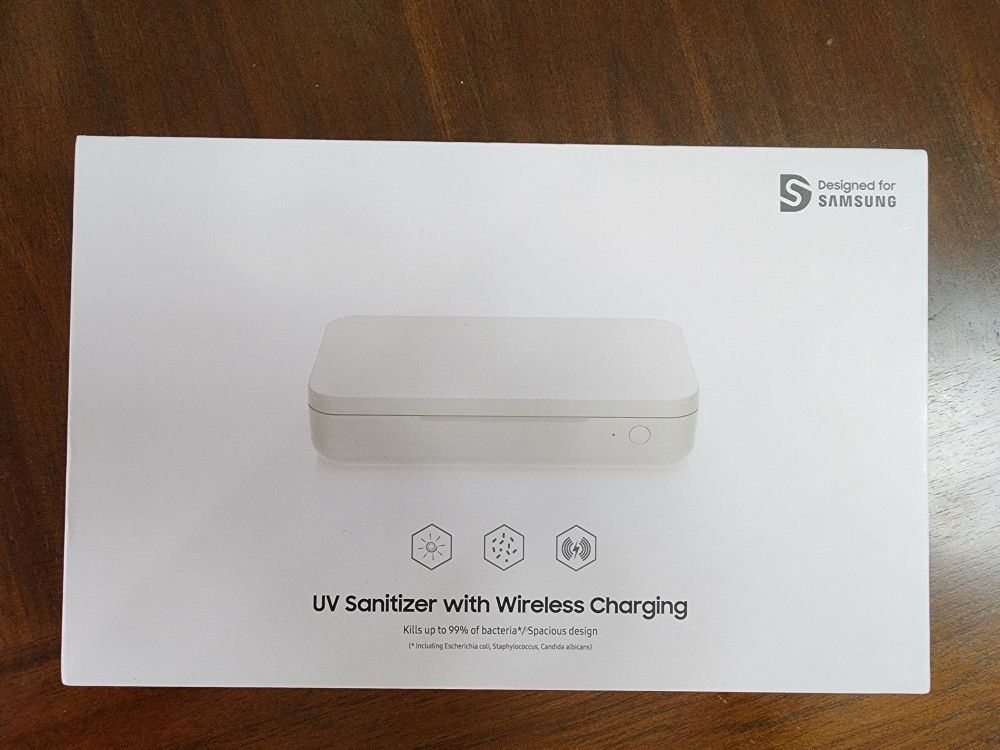 Brand New - Samsung UV Sanitizer And Wireless Charger 