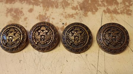 Avst Dux Burg CO. Brass War Buttons