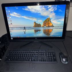 24” HP All-in-One Desktop Computer 