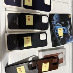 iPhon 14 Pro max Leather Apple And Nomad Cases 