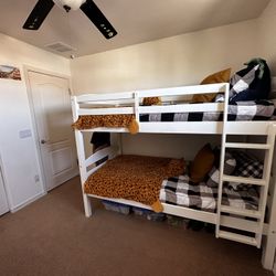 White Bunk Bed