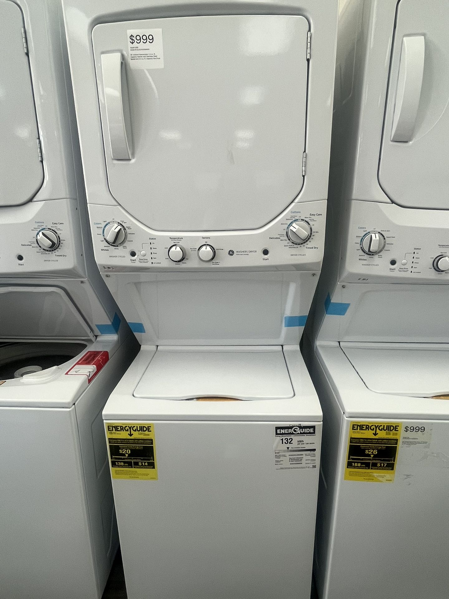 24”wide Washer & Gas Dryer Tower With Manufacture Warranty