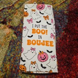 Deborah Connelly Casaba I PUT THE BOO! IN BOUJEE Halloween Kitchen 3 Towels Set