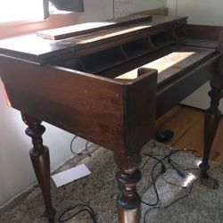 Antique Wood Desk Early 1900’s