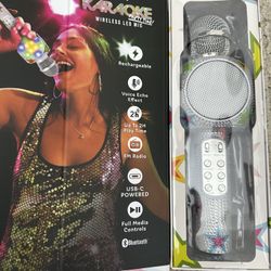 xo poppy karaoke wireless led mic