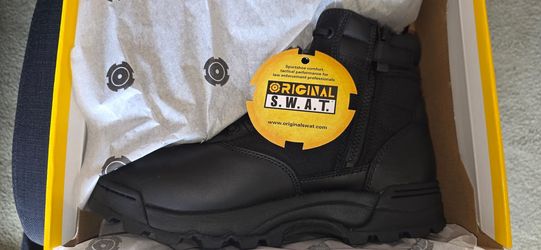 Original swat classic 6" side zip boots size 10w