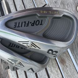 Top Flight Tour Irons 3-9 Nice Grips 