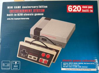 Plug & Play Mini Retro Console w/ 620 Games - New In Box