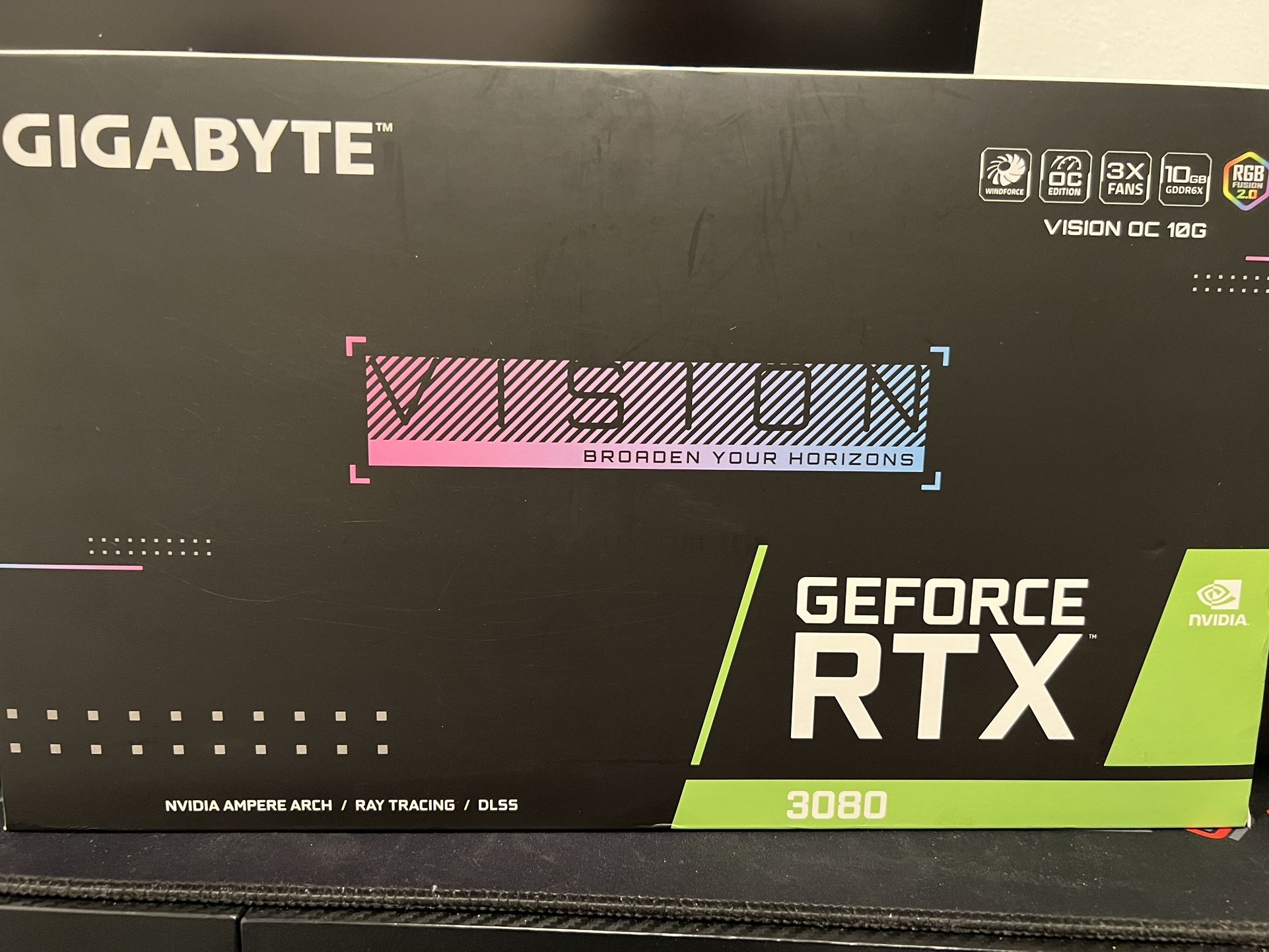 NEW Gigabyte GeForce RTX 3080 Vision OC 10G Graphics Card GV-N3080VISION OC-10GD