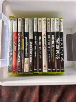 xbox 360 and play station 2 game disc