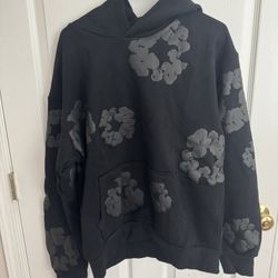 Denim Tears Hoodie Black Monochrome size L