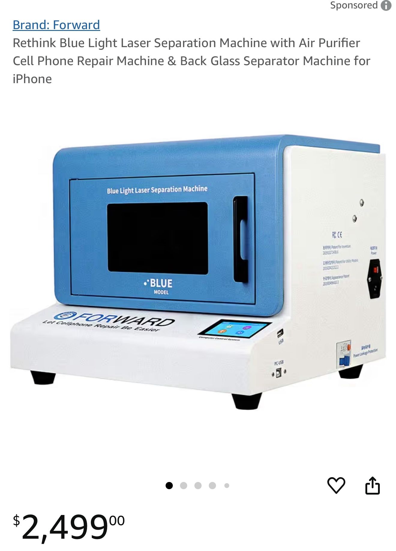 Forward Laser Machine