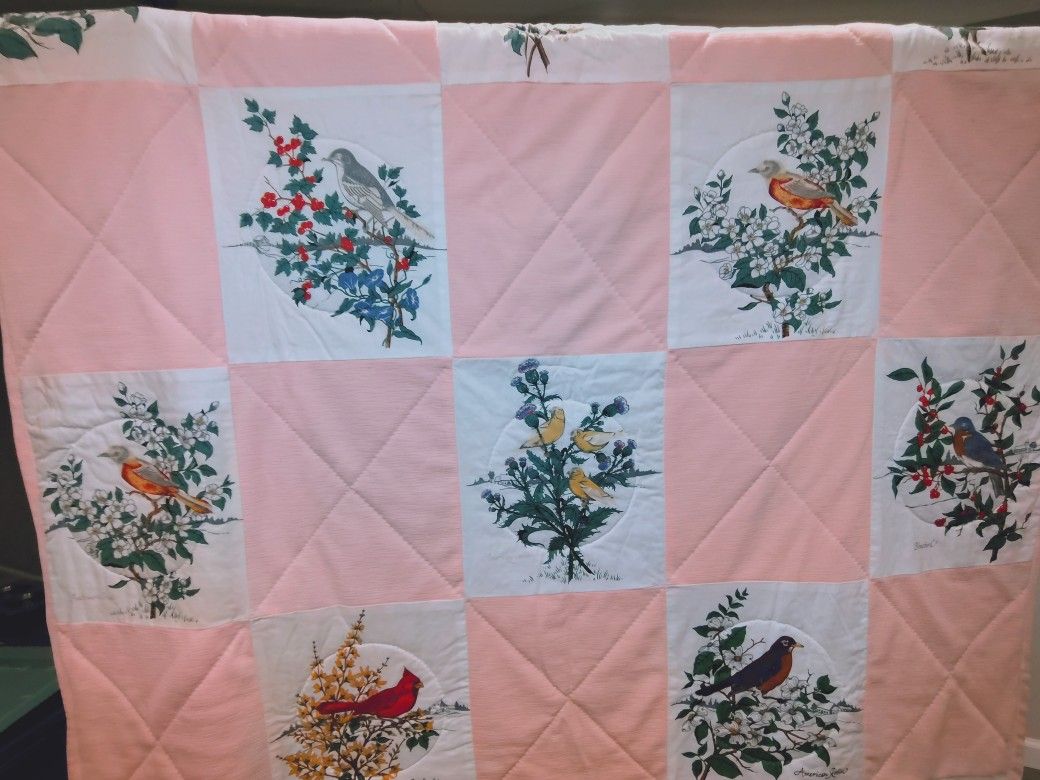Handmade Vintage Patch Work QUILT 