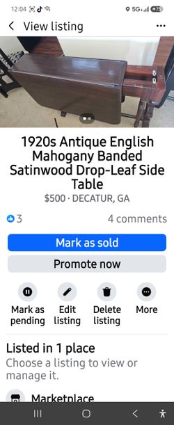Antique table mahogany