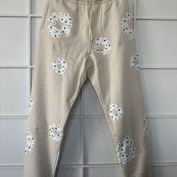 DÉNIM TESRS CREAM SWEATPSNTS SIZE M 