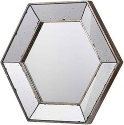 21" x 18" Hexagon Wall Mirror 