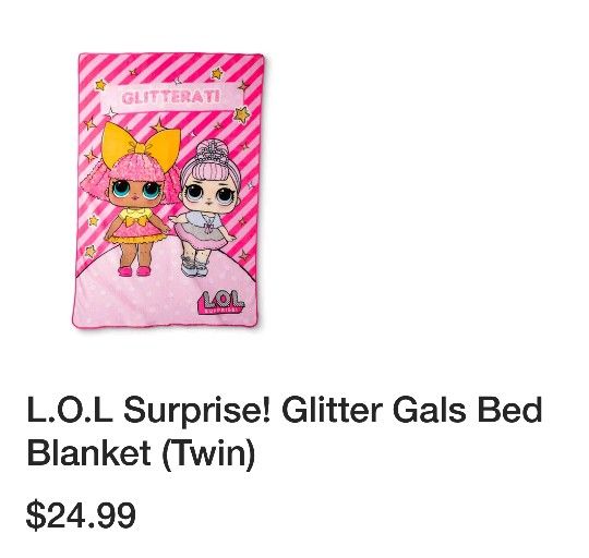 Lol Surprise doll blanket